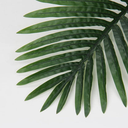 Künstliche Palmwedel Kunstpflanze Textilpalmwedel Set 6 Stück 37 cm