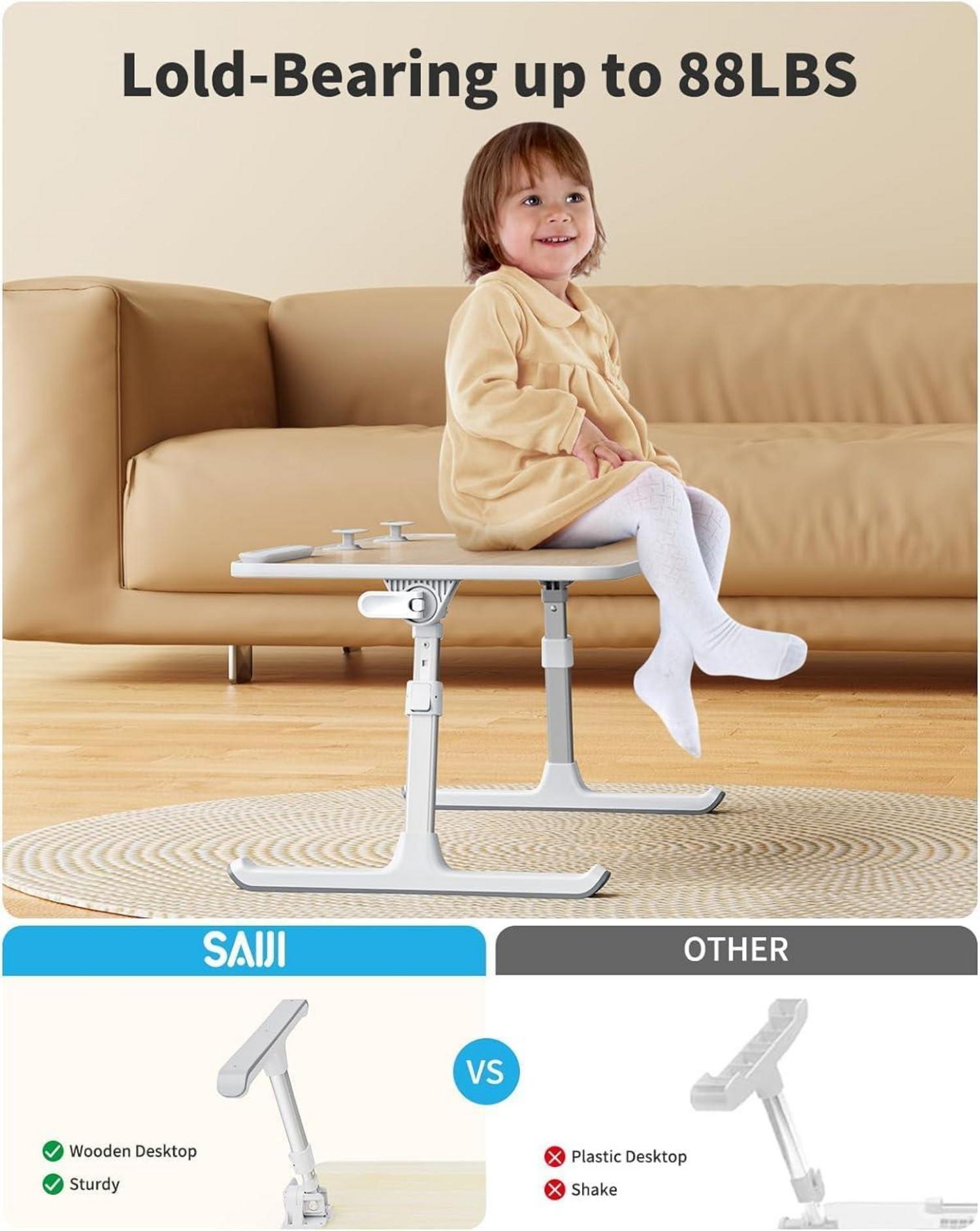 Laptop Tisch SAIJI Laptoptisch Bett Frühstückstablett