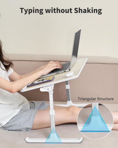 Laptoptisch Höhenverstellbarer Klapptisch Bett Schreibtisch