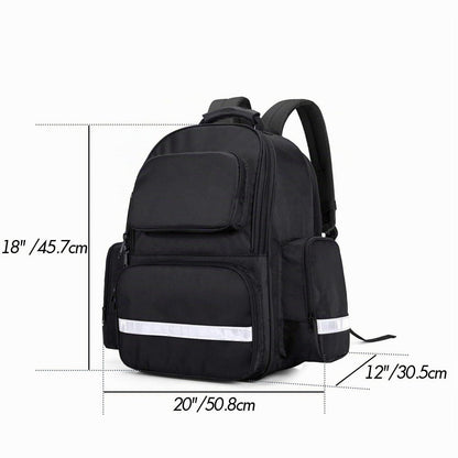 Notfallrucksack Medizinisch Schwarz – Erste Hilfe Set für Profis