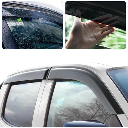 Windabweiser Isuzu D-Max 2012-2019 Rauchgrau 4-tlg.