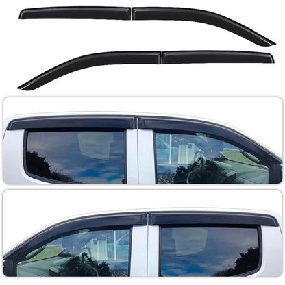 Windabweiser Isuzu D-Max 2012-2019 Rauchgrau 4-tlg.