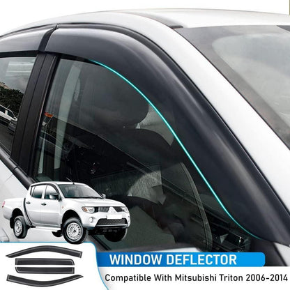 Windabweiser für Mitsubishi L200 Triton 2006-2014 Doppelkabine
