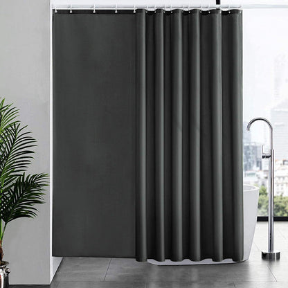 Duschvorhang Überlänge Anti-Schimmel Textil Extra Breit