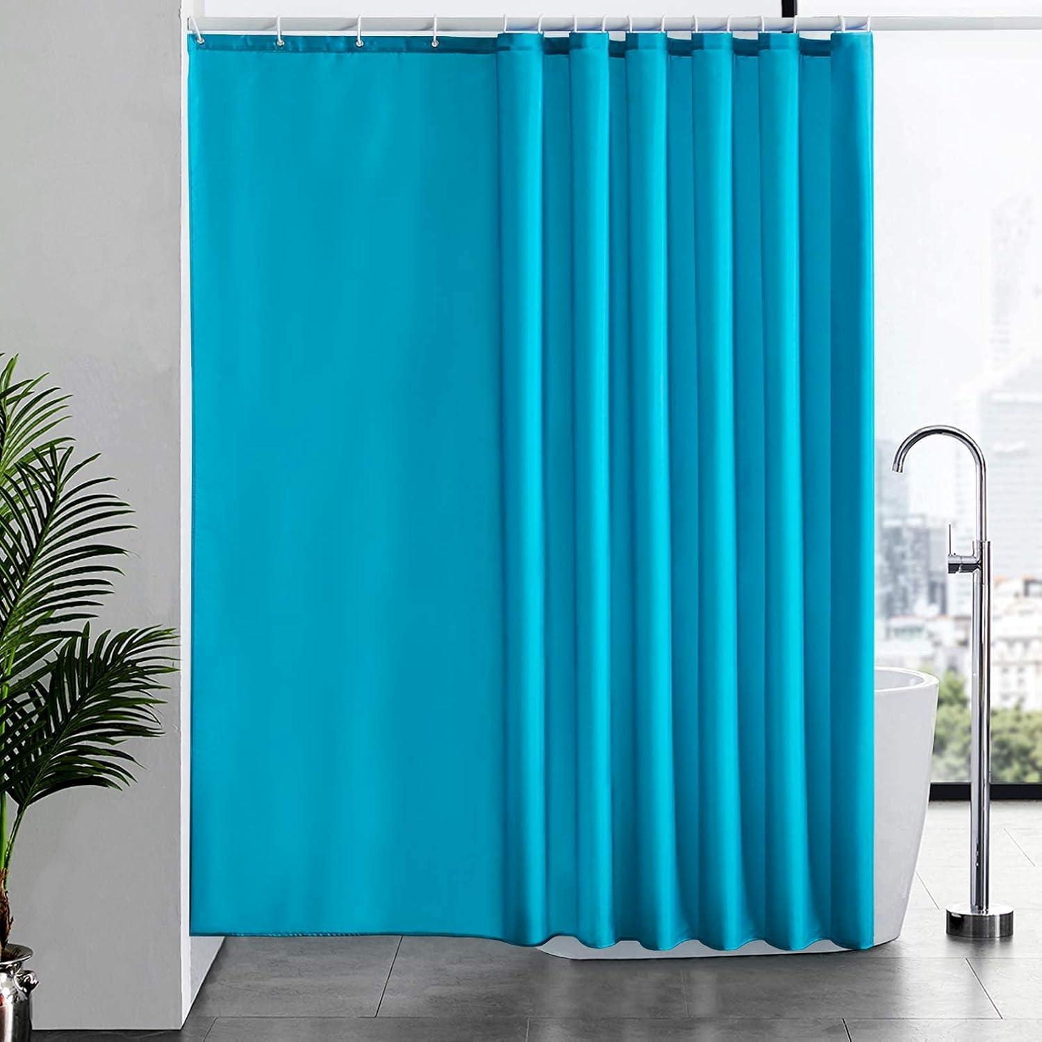 Duschvorhang Aquamarine Antibakteriell 240x180cm mit 16 Haken