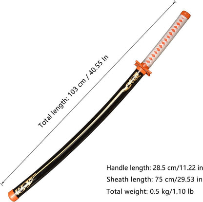 Anime Samurai Schwert 104 cm Holz Blade Sword Valley