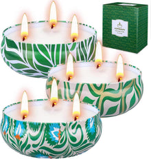 Citronella Outdoor Kerzen 240 Stdn 3x400ml Sojawachs Sommergeschenk