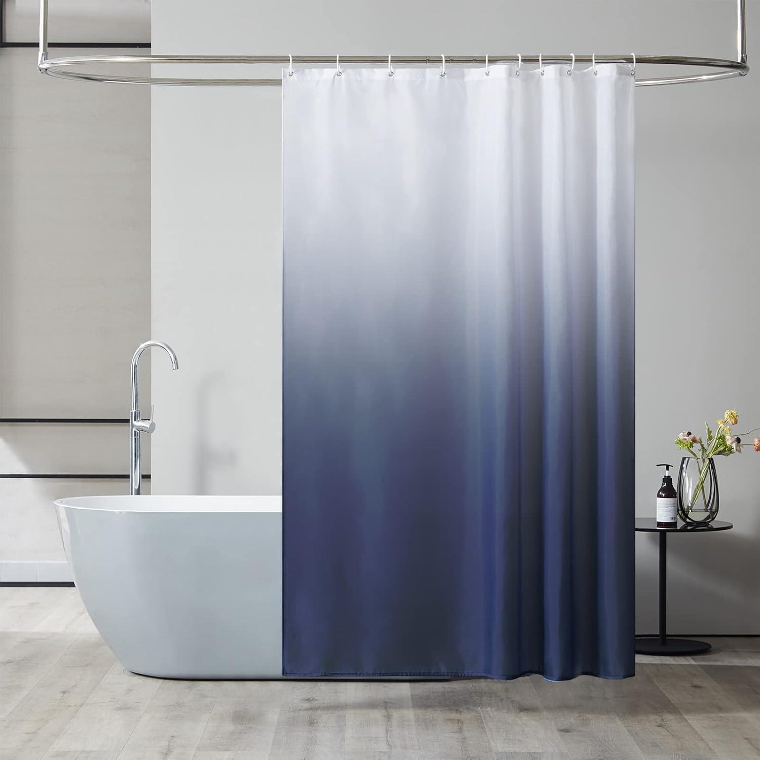 Textiler Duschvorhang Anti-Schimmel Wasserdicht Waschbar 150x180cm