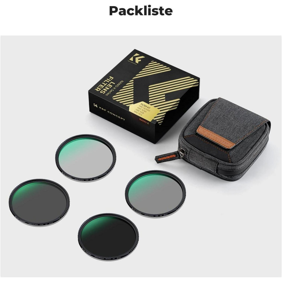 ND Filter Set 49mm Neutralgrau für Weitwinkelobjektive
