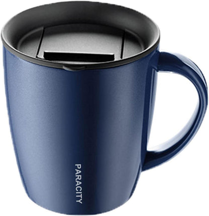 Thermobecher 350ml doppelwandig Vakuumisolierung blau
