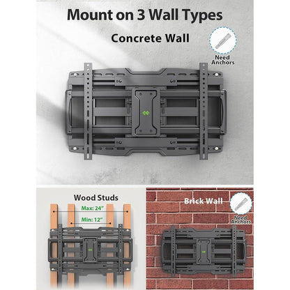 USX-MOUNT TV Wandhalterung Schwenkbar Neigbar 32-90 Zoll