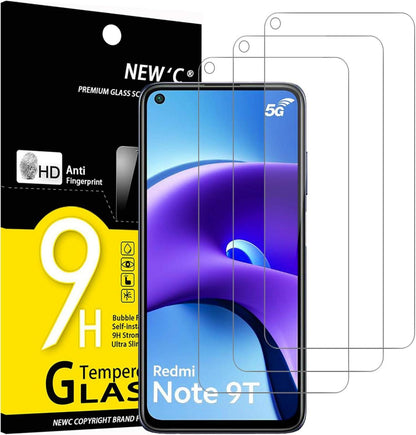 Panzer Schutz Glas Xiaomi Redmi Note 9T 5G 3er Set
