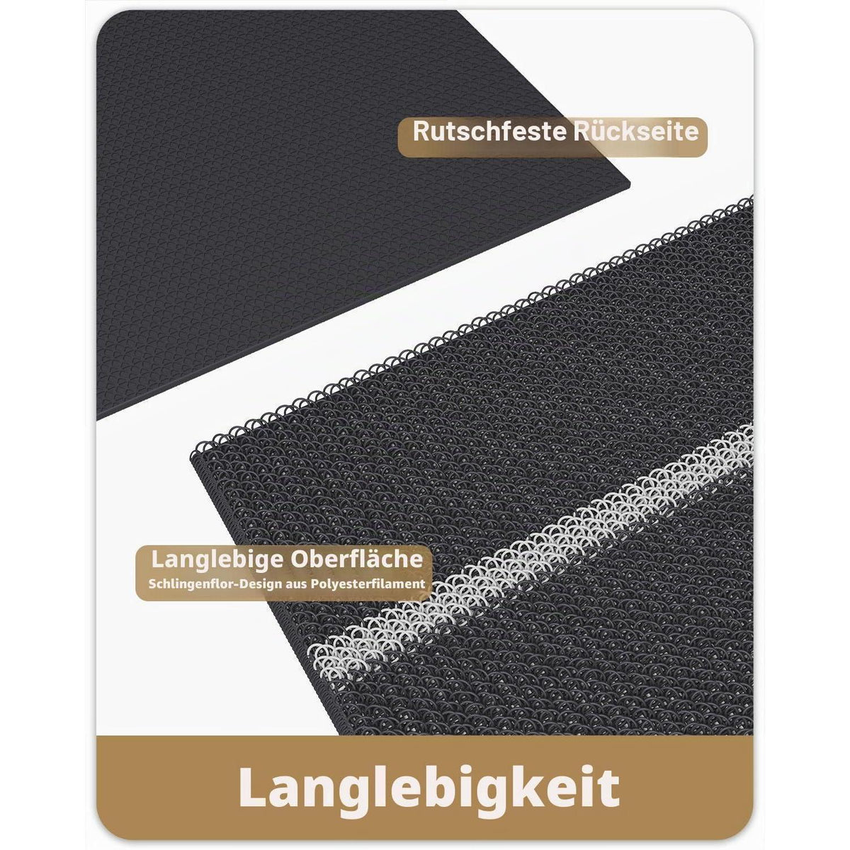 Schmutzfangmatte 90x150 cm – Rutschfest & Waschbar