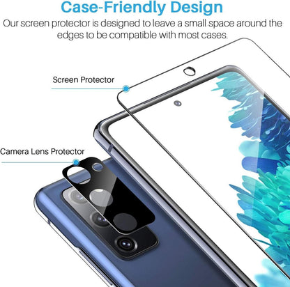 Schutzfolie für Samsung Galaxy S20 Fe 6 Stk. 9H Panzerfolie & Kamera Schutzfolie