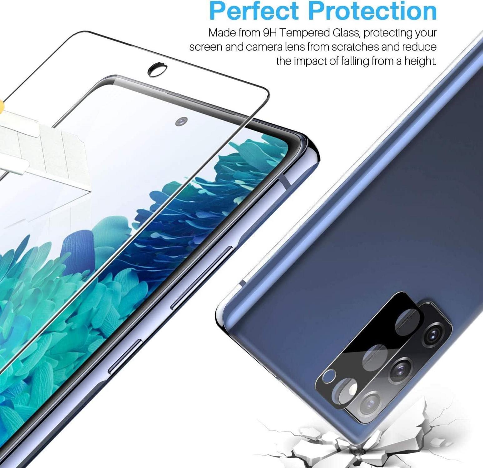6er Set Schutzfolie Samsung Galaxy S20 Fe & S20 FE 5G Panzerfolie 9H