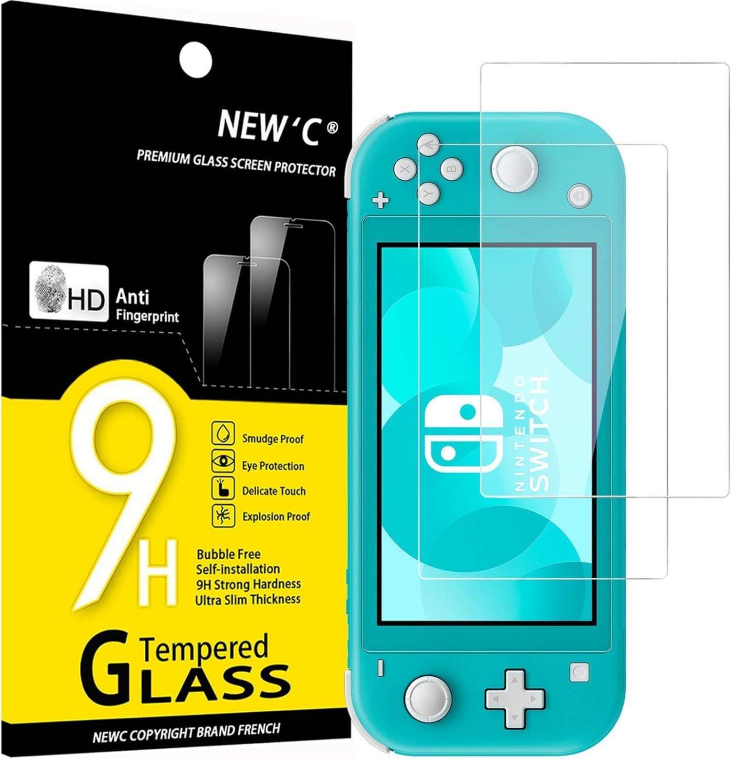 Panzer Schutzglas Nintendo Switch lite 2er Pack 9H Härte HD