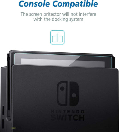 Nintendo Switch Lite Panzer Schutzglas 2er Pack 9H Härte Transparent HD 0.33mm