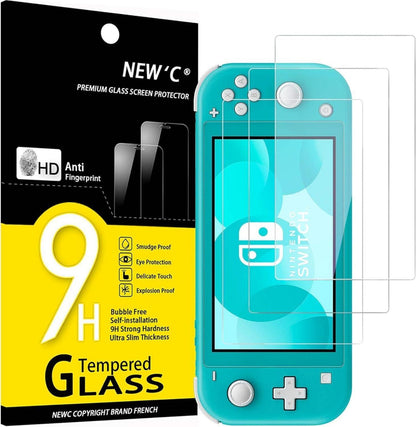 Panzer Schutzglas Nintendo Switch Lite 3er Set 9H Härte