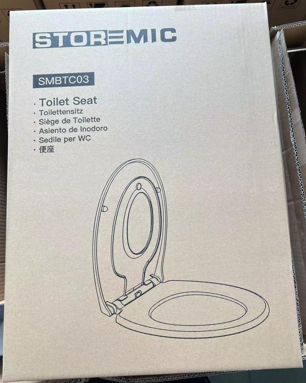 Toilettendeckel mit Absenkautomatik und Quick Release Funktion, O Form