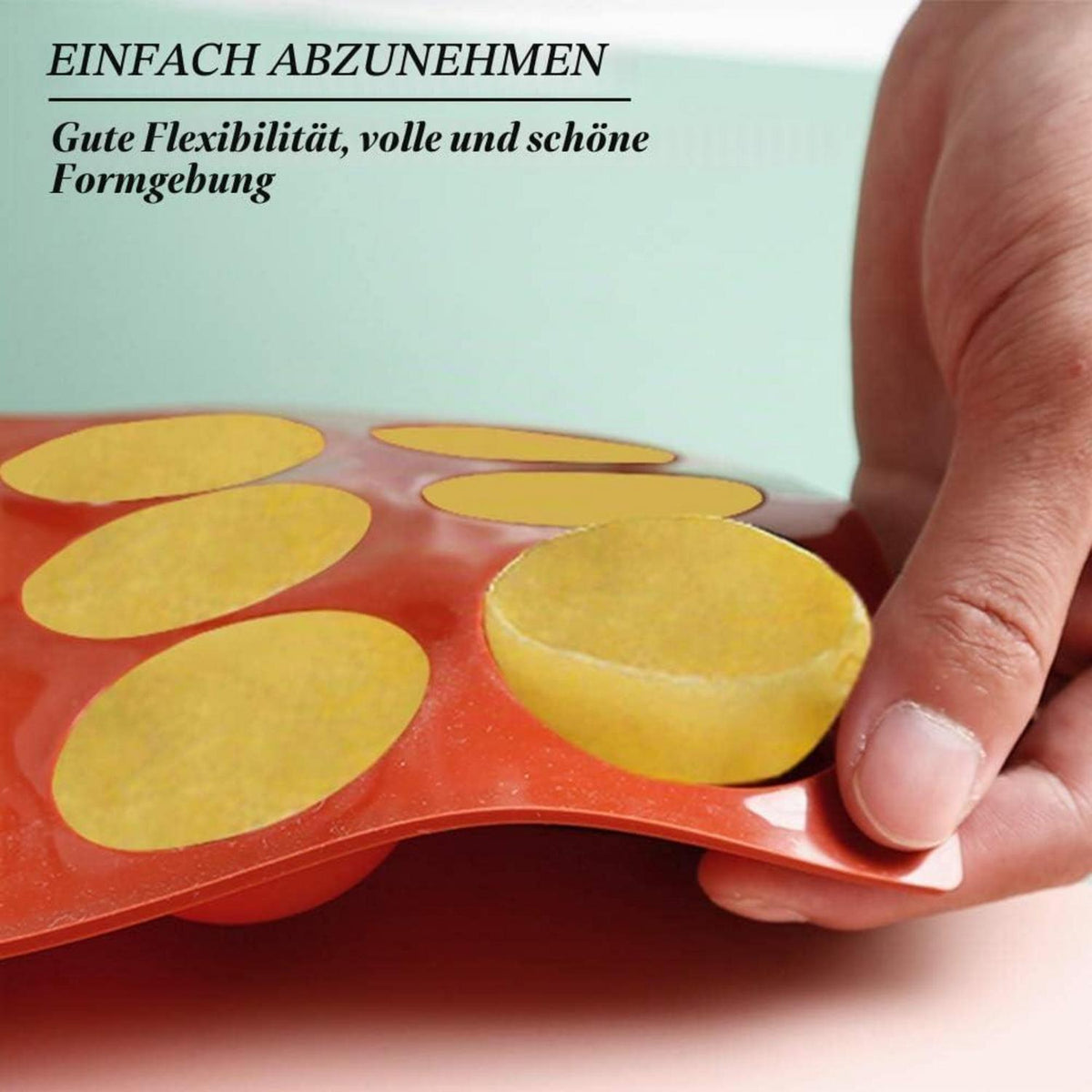 Silikon Schokoladenformen Set 4 Größen – Pralinen, Kuchen, Eis