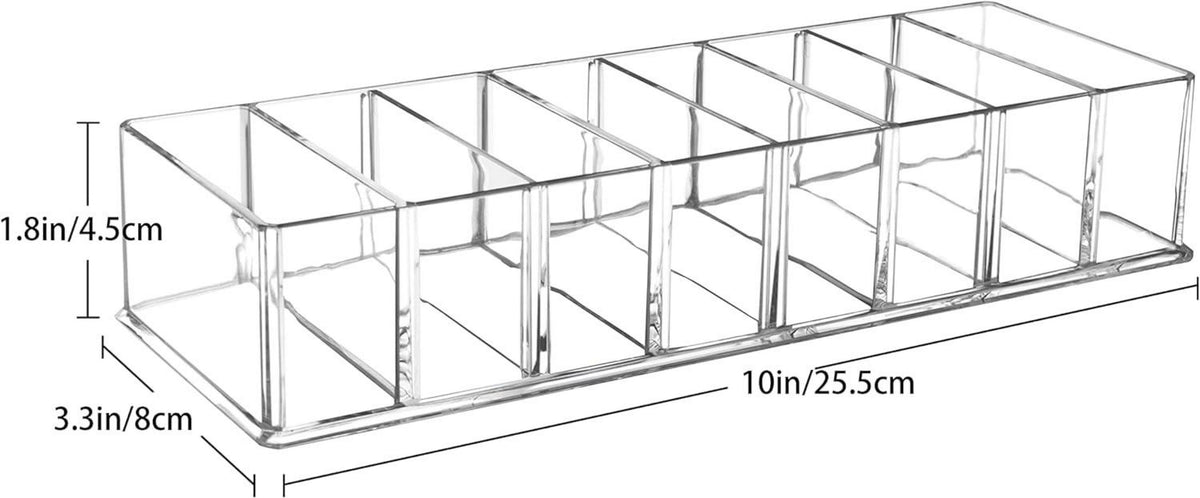 Kosmetik Organizer Acryl Aufbewahrungsboxen 8 Fächer