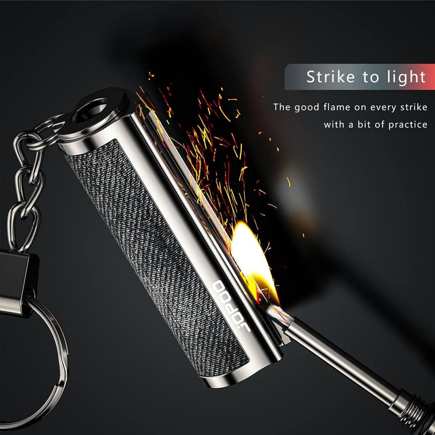 JOPOO Benzinstabfeuerzeug Outdoor Camping Wanderung survival