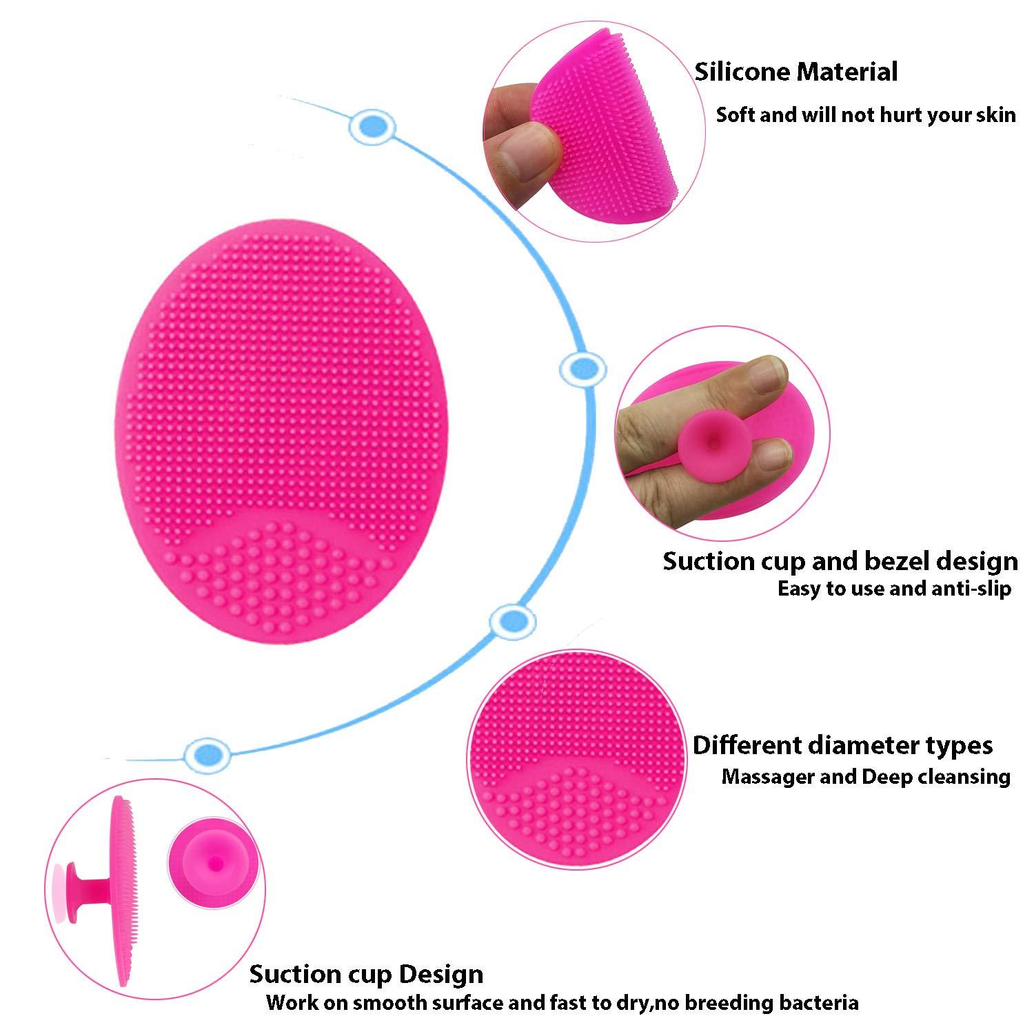 Gesichtsreinigungsbürste Silikon Peeling Massage Porenentfernung
