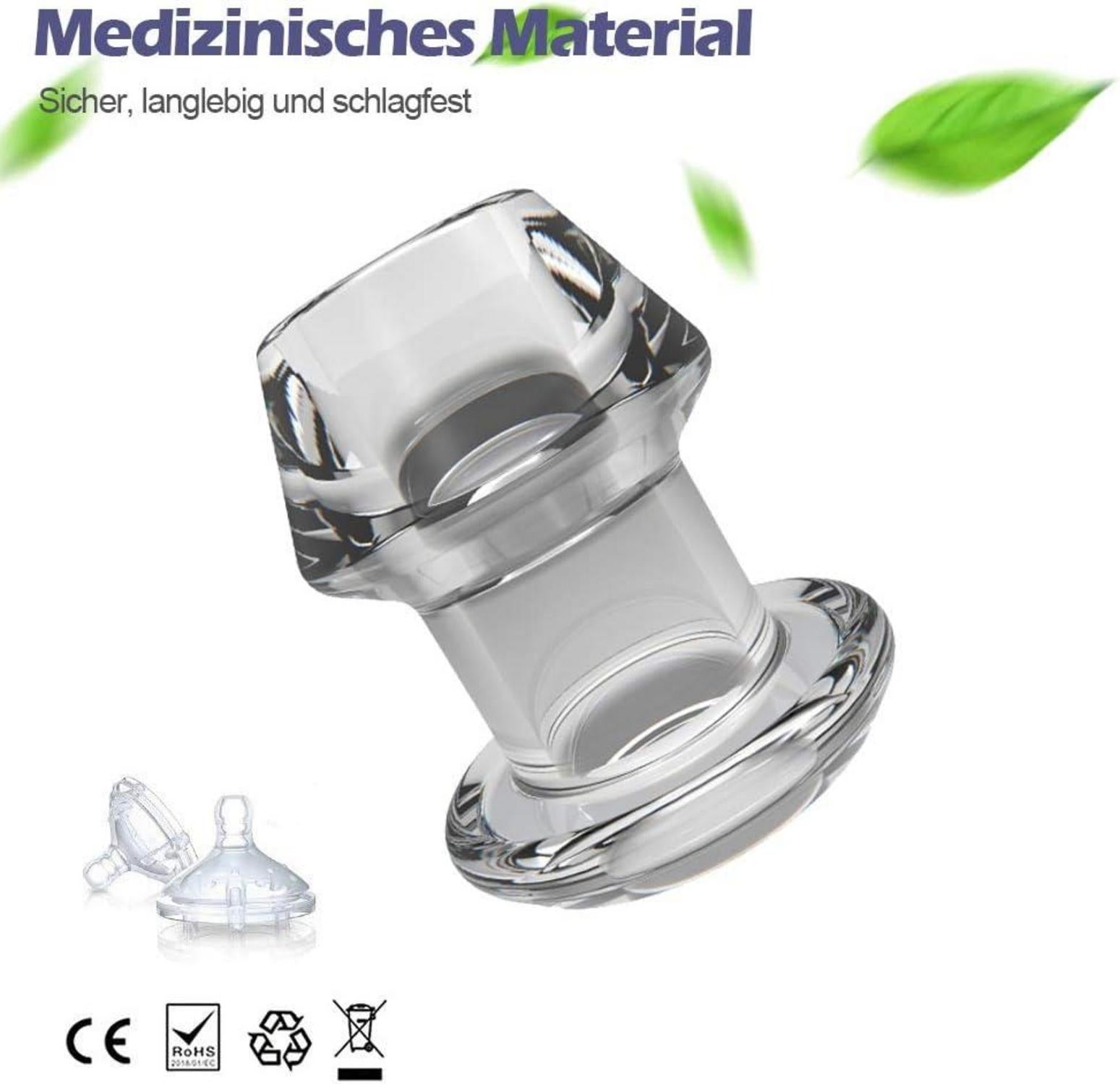 Transparenter Analplug Vaginaldilatator Prostata Massage Plug S