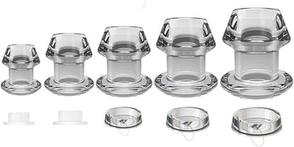 Transparenter Analplug Dilatator Expander Prostata Massage - XL