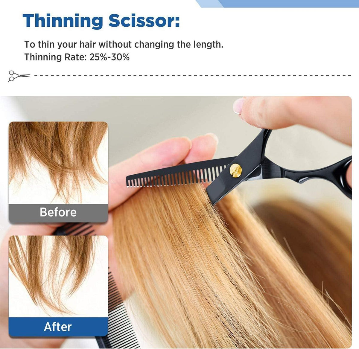 Professionelles Haarschneide-Set mit Friseurumhang
