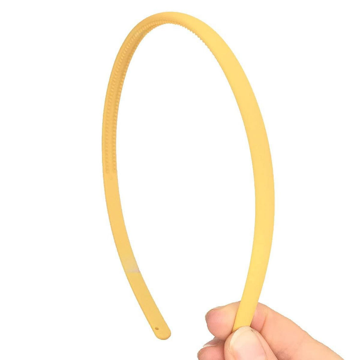 12er Set 8mm dünne Gummi-Stirnbänder für Mädchen & Frauen, Haarreifen mit Zähnen, flexibel & komfortabel