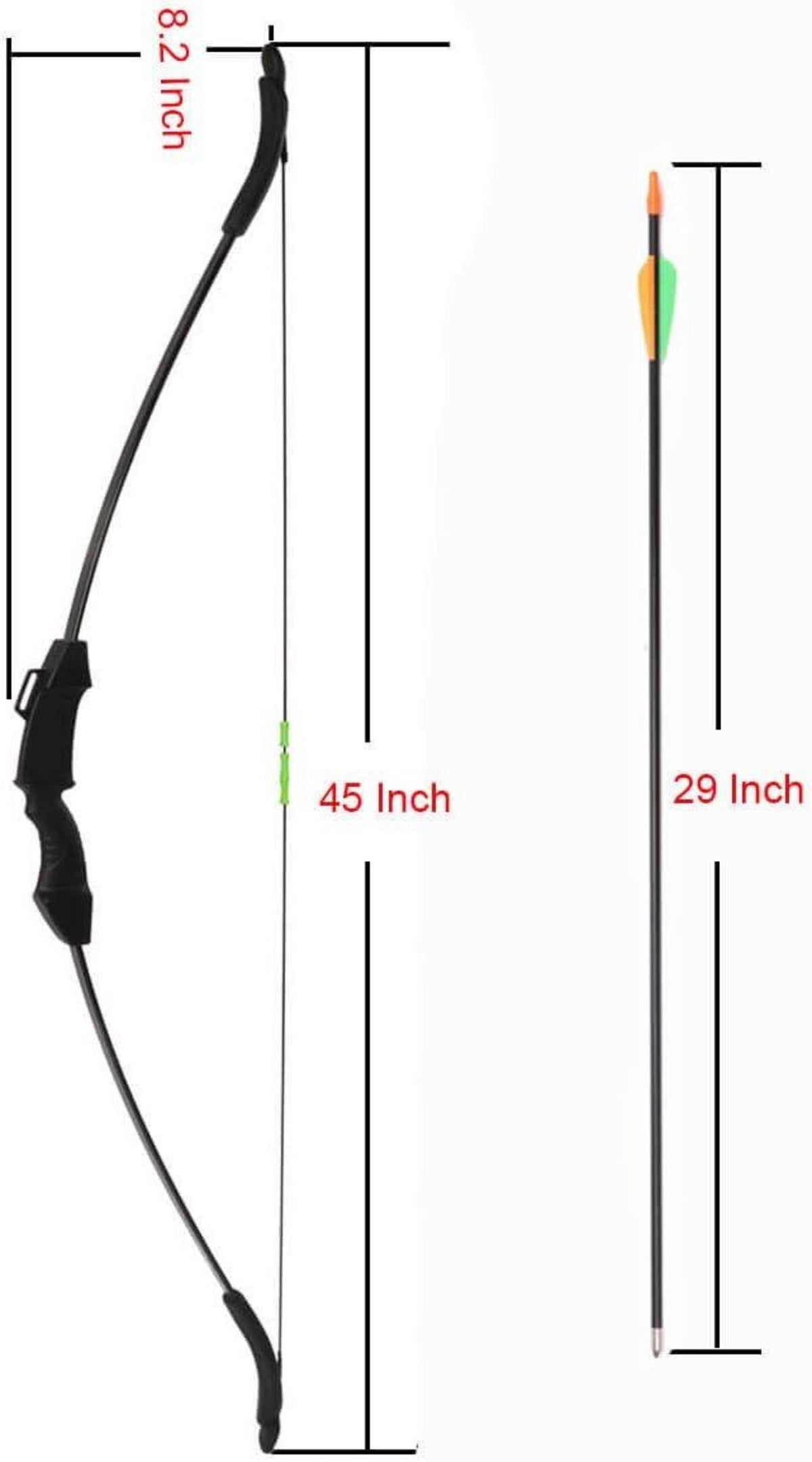 HANSPY Pfeil Bogen Set Junior Anfänger Recurve Bogenschießen