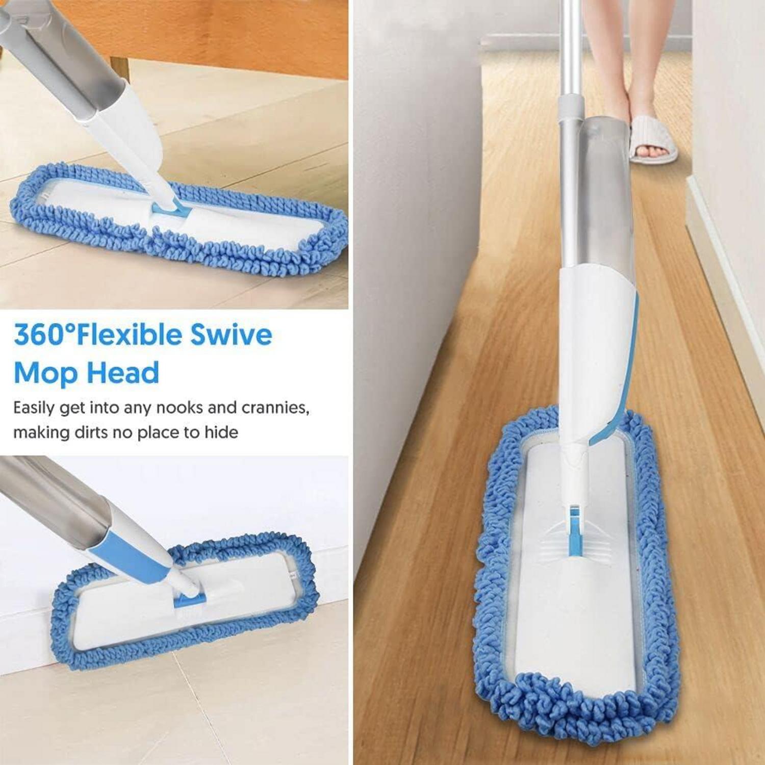 Sprühwischer Bodenwischer mit Sprühfunktion und 3 waschbaren Pads