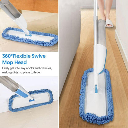 Sprühwischer Bodenwischer mit Sprühfunktion und 3 waschbaren Pads