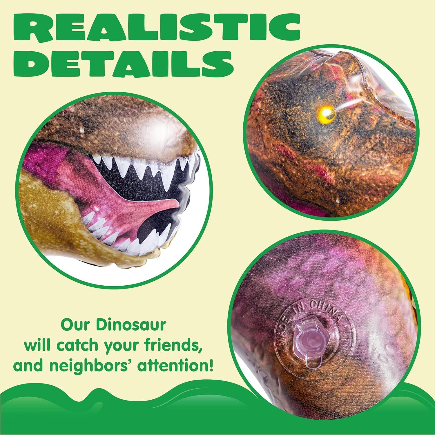 Aufblasbarer Dinosaurier T-Rex für Pool Party Deko 76,2 cm