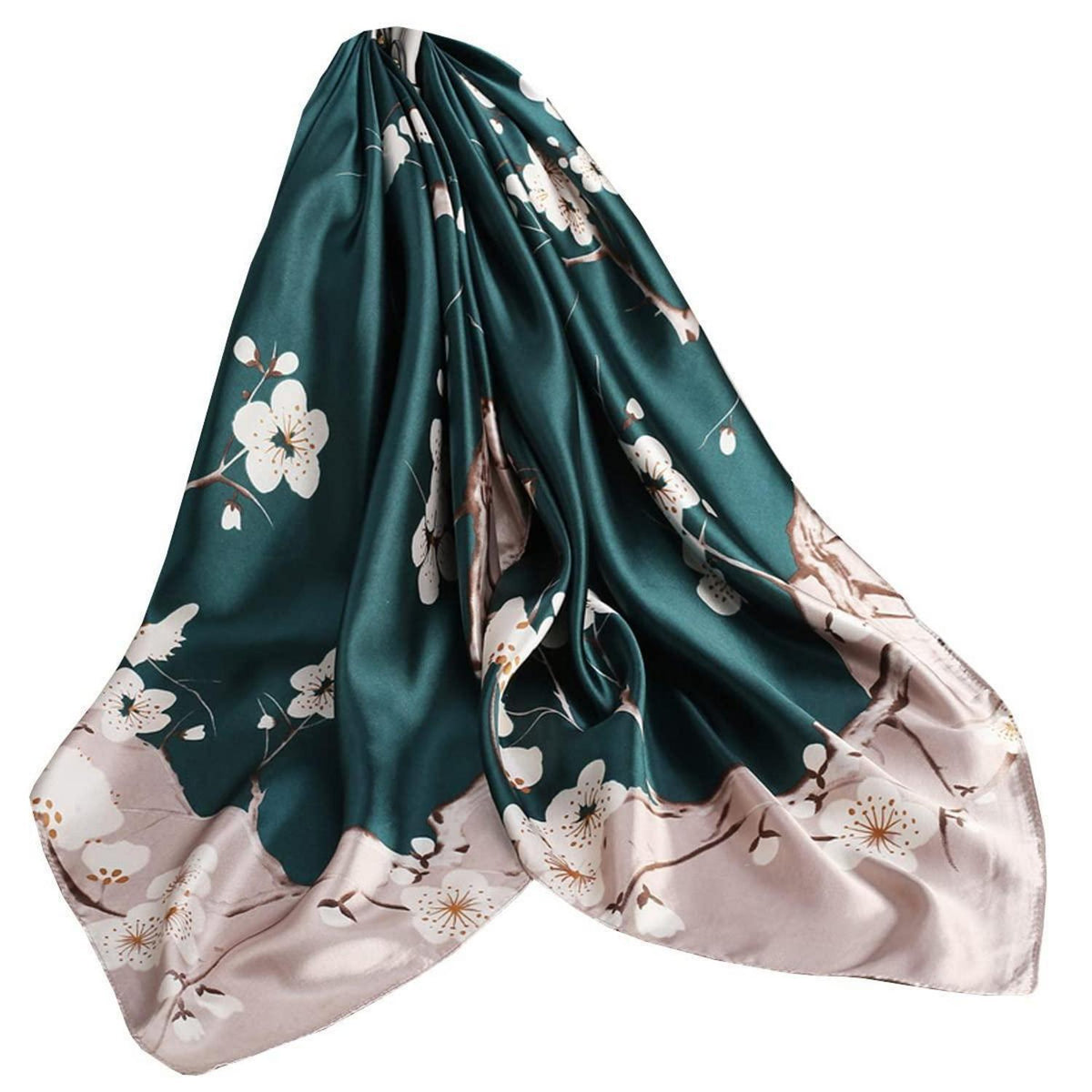 Damen Seidenschal 90x90cm Elegant für Business & Freizeit