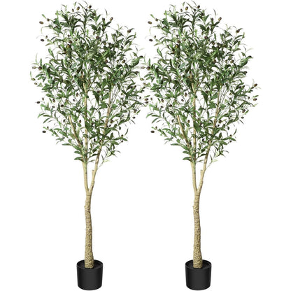 Künstlicher Olivenbaum 180cm - Tropische Pflanze für Indoor
