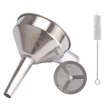 Edelstahl Trichter Set mit Mesh Filter – Auslaufsicher & Robust