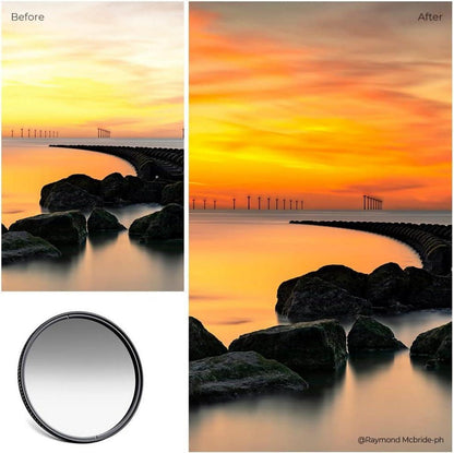 K&F Concept 55mm Nano-X Soft GND8 ND0,9 Grauverlaufsfilter