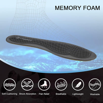 Memory Foam Einlegesohlen für Schuhe Sneaker Stiefel - Komfortable Schuheinlagen