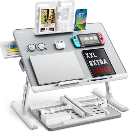 Laptop Tisch höhenverstellbar multifunktional mit Schublade Tablet
