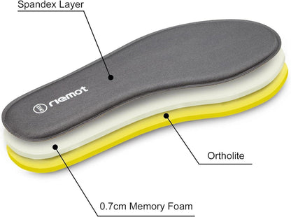 Memory Foam Einlegesohlen für Damen Herren - Memory-Schaum - Größe 36-47