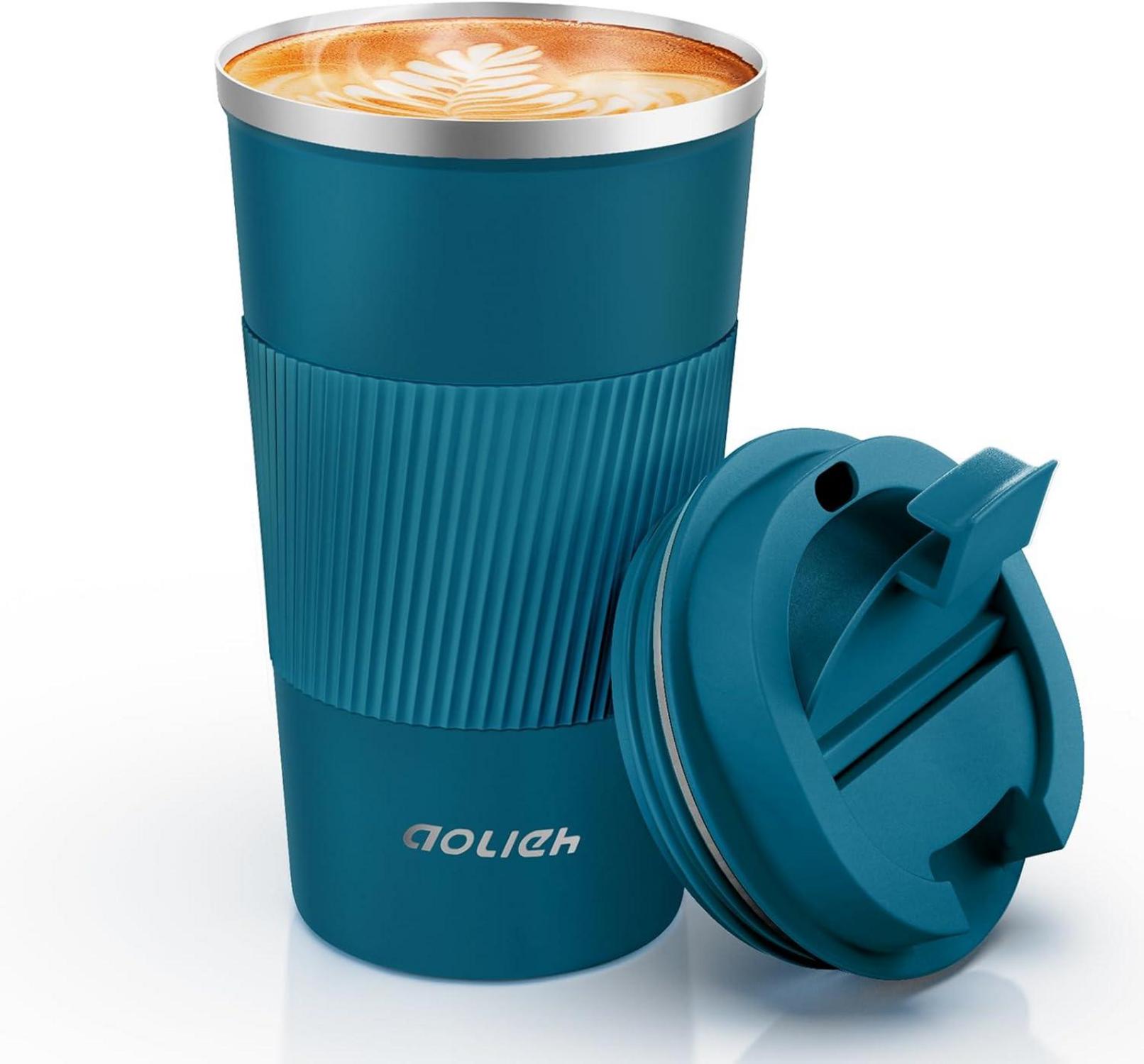 Thermobecher Kaffee to go 510ML Auslaufsicherer Edelstahlbecher