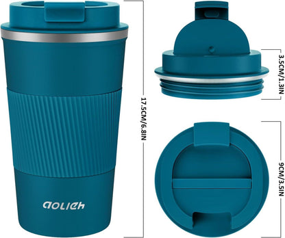 Thermobecher für Kaffee to go 510ML Edelstahl Travel Mug Isolierbecher