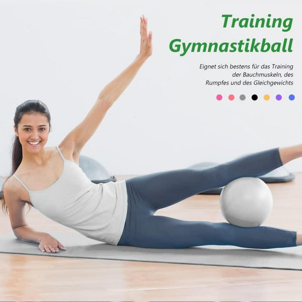 Gymnastikball Pilates-Ball Yoga-Ball 25cm Baby Soft Rutschfester