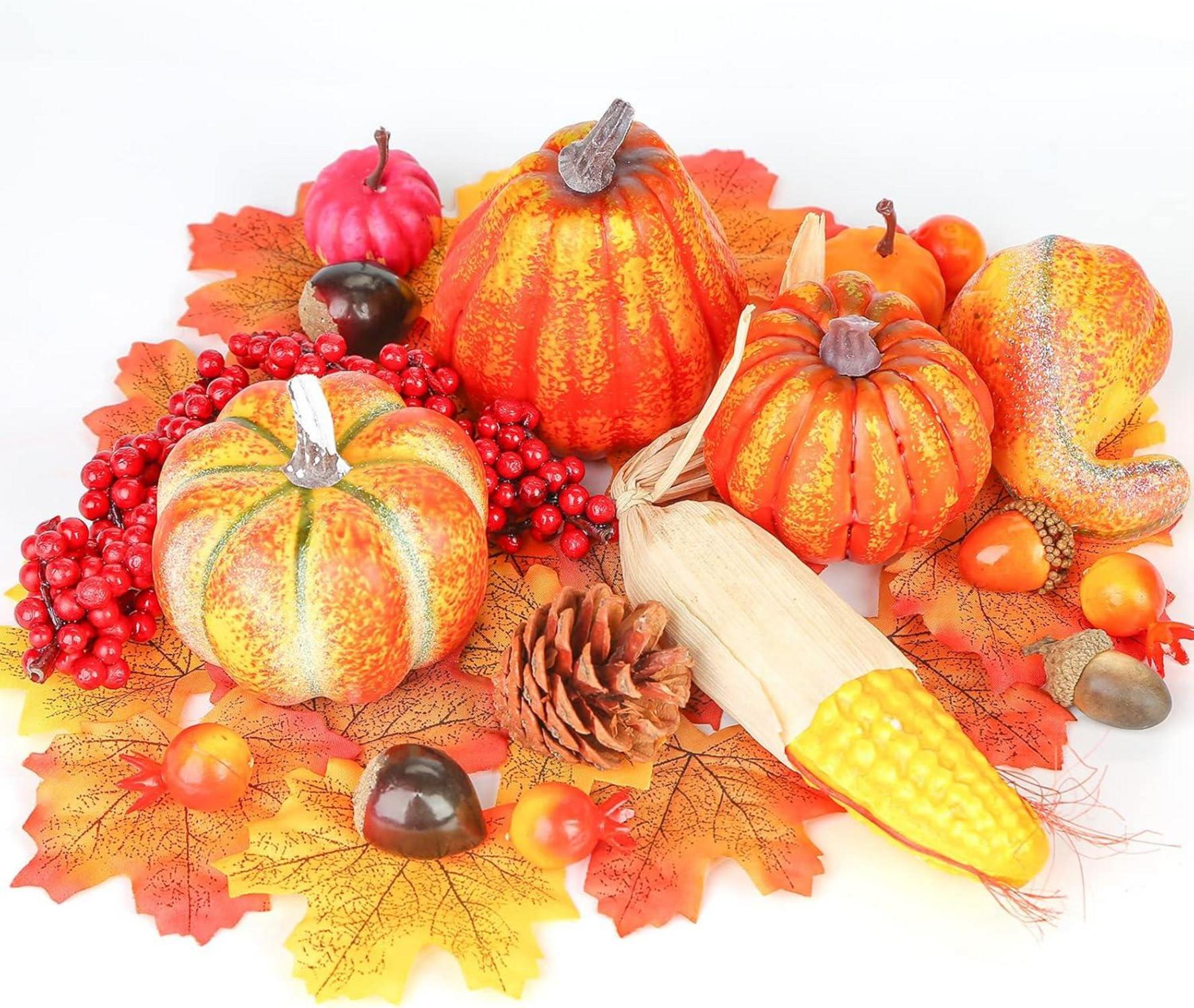 Künstliche Früchte Set Halloween Thanksgiving-Deko