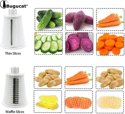 Gemüseschneider Kartoffelschneider Obst Gemüse Cutter mit 5 Klingen