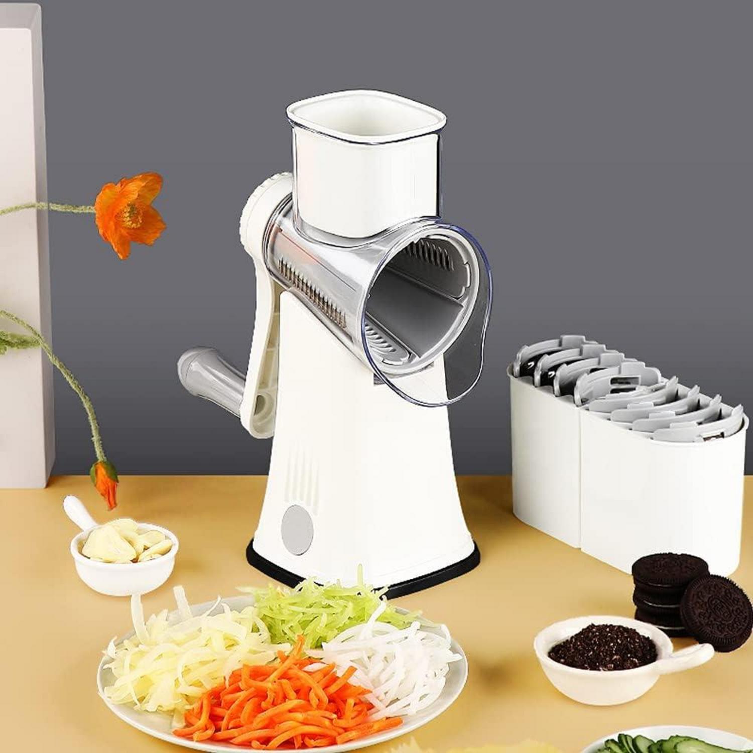 Gemüseschneider Obst Gemüse Kartoffelschneider Cutter mit Klingen