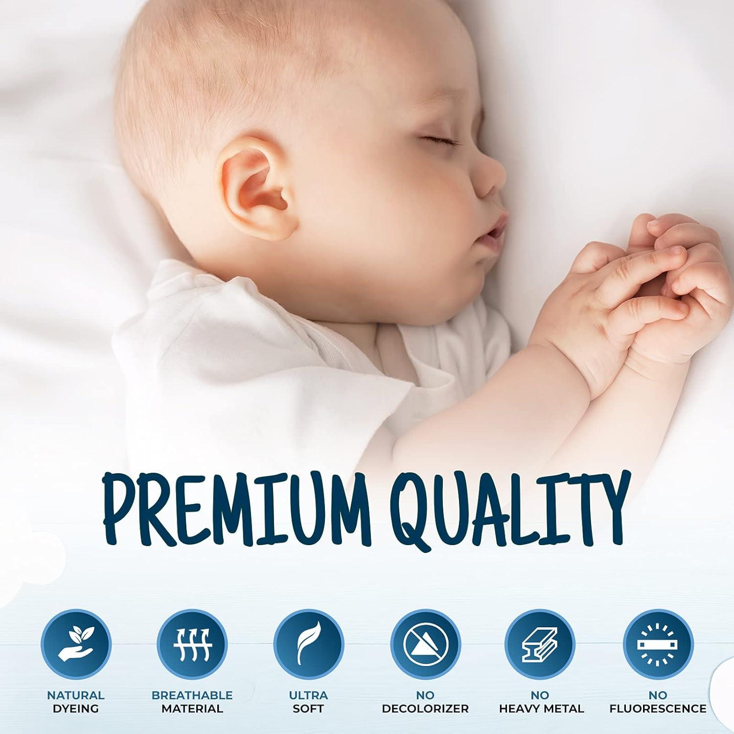 Baby Musselin Waschlappen 100% Baumwolle Tierwelt 18er Pack