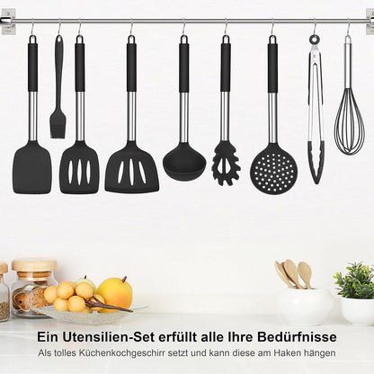 Küchenhelfer Set 25 Stück Silikon Küchenutensilien Halter
